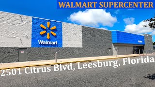 Walmart Supercenter Shopping 2501 Citrus Blvd, Leesburg, Florida 34748