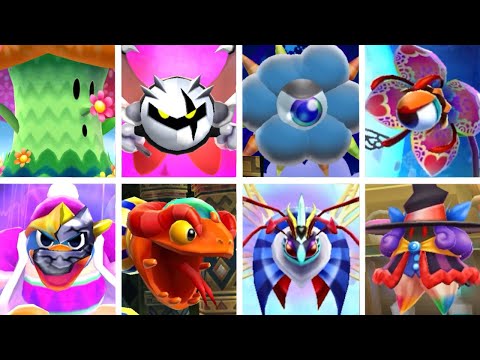 Kirby Triple Deluxe - All Bosses & Secret Bosses