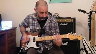 Video thumbnail for FENDER Stratocaster American Standard HH  Seymour Duncan TB4 and SH2 Hard Rock impro by Ludo Jean