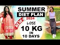Summer diet plan | Full Day Eating Lose Weight Fast| Lose 10 Kgs In 10 Days | Dr. Shikha Singh Hindi
