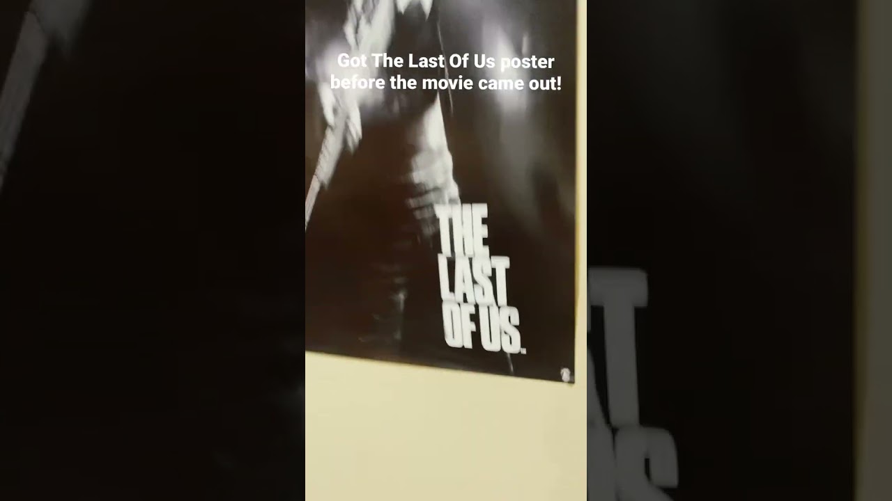 The Last Of Us poster: Joel & Ellie