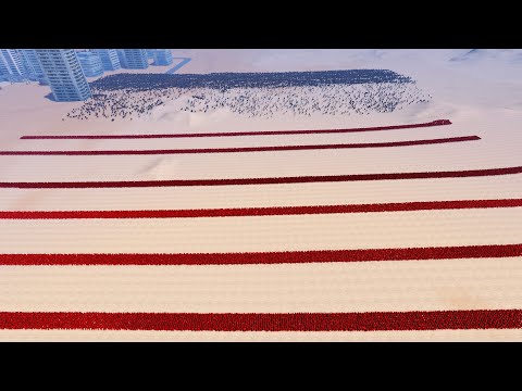 25,000 Spartans Vs 18,000 Cavalry | Ultimate Epic Battle Simulator | UEBS