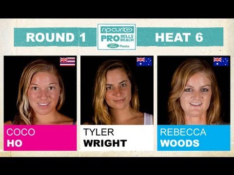 Round 1, Heat 6 - Coco Ho vs Tyler Wright vs Rebecca Woods