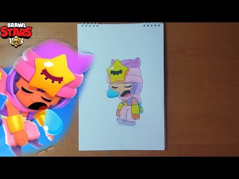 КАК НАРИСОВАТЬ СЭНДИ В BRAWL STARS