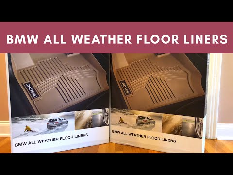 BMW All Weather Floor Liners - Unboxing and installation