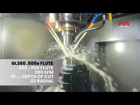 Machining Inconel with Ceramic Cutters on the OKK VC-X350 #cncmachining  #5axiscnc #inconel