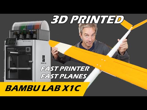 Using Bambu X1C to Print Planes - SoarKraft Models - good crashes at the end