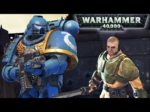 Imperial Guard & Ultramarines vs Orks - Warhammer 40k: Space Marine (Augmented Mod)