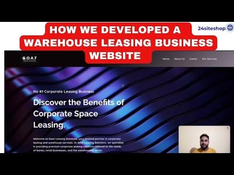 Property & Warehouse Leasing Website — client website video