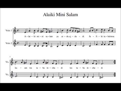 Alaiki mini salam - voix 1