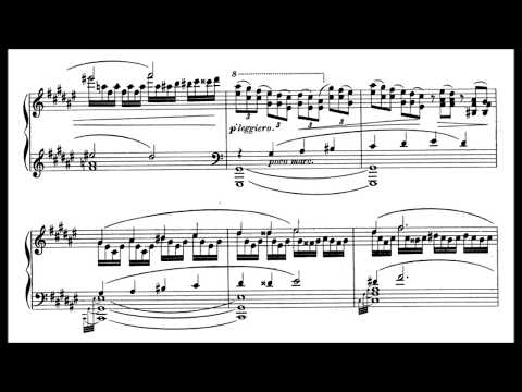Edward Macdowell - Etude de concert Op. 36 (audio + sheet music)