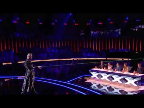 LEAK  Aaron Crow Dangerously Shoots Apple Off Heidi Klum's Head - America's Got Talent 2018