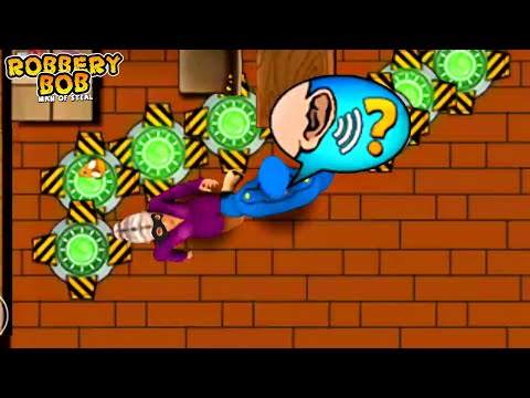 Robbery Bob : Advanced  Use Bald Guard Costume - Path By Teleportation Part 314