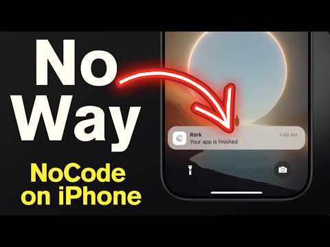 FINALLY Build Apps with NoCode on your iPhone