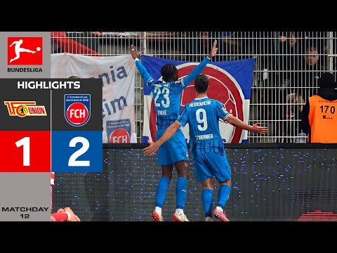 FC Union Berlin - FC Heidenheim | 1:2 | Highlights | Bundesliga, Matchday 12, 2025/26