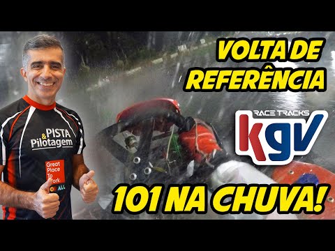 Traçado 101 na chuva! Voltas de referência no Kartódromo da Granja Viana - piloto Cristian Peticov