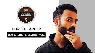 BEARDO : How To Apply Mustache And Beard Wax
