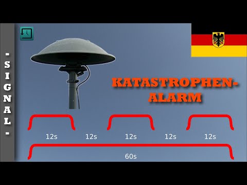 Ehemaliges Sirenensignal "Katastrophenalarm" (BRD) | E57