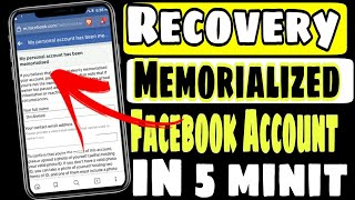 How to recover Memorialized Facebook account।।How to Back remember fb id।।