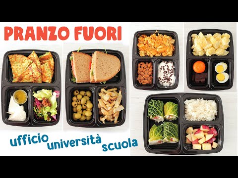 MENร DELLA SETTIMANA #3 - Pranzo Fuori- Ricette Facili