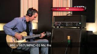 Video thumbnail for MXL V67i / MPAC-01 Guitar Demo by MXL Microphones