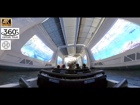 Jurassic World Ride [4k] Virtual 360°