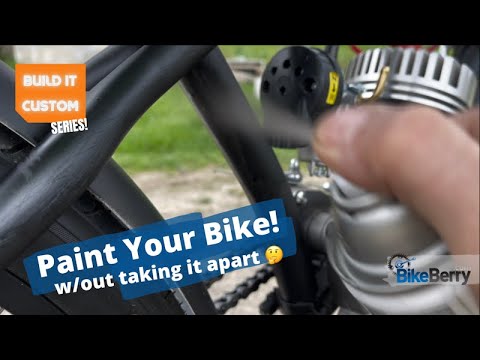 YouTube video about: Can I paint my bike without taking it apart?