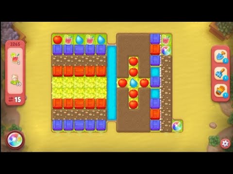 GardenScapes hard level 3265 15 moves no boosters