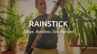 Video thumbnail for Bamboo Rainstick, 39.8" length, RS1L, played by Tayfun Schulzke - Meinl Sonic Energy by Meinl Sonic Energy