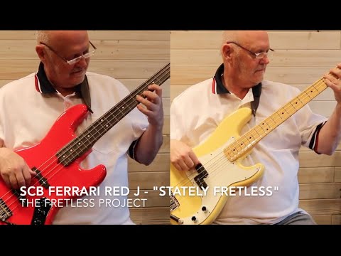 The Fretless Project, SCB Ferrari Red J "Stately Fretless"