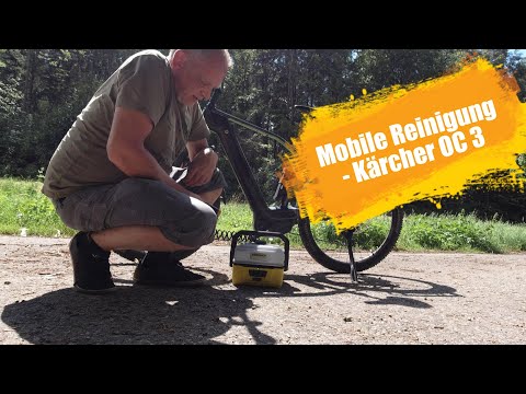 Radreinigung im Gelände- Mobile Sauberkeit Kärcher OC 3