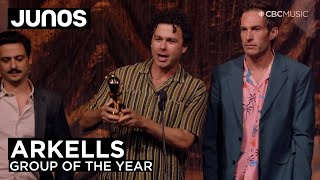 Arkells win group of the year | 2023 Juno Awards