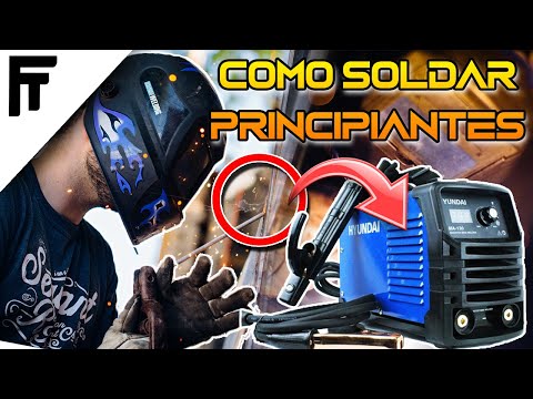 Como soldar con Electrodo revestido Para principiantes primeros pasos con máquina inversora