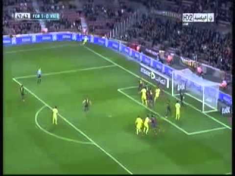 Musacchio goal vs barca Barcelona 1 1 Villarreal