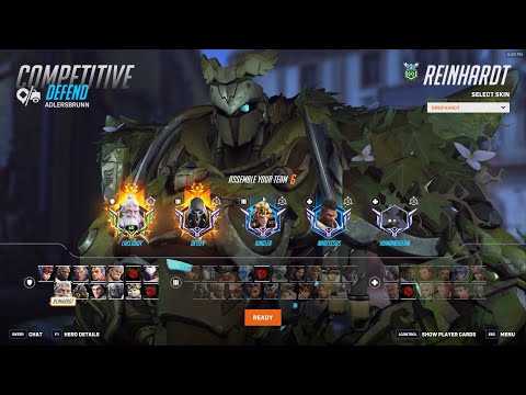 THE BEST REINHARDT in the WORLD - LHCLOUDY REINHARDT OVERWATCH 2 SEASON 19 TOP 500