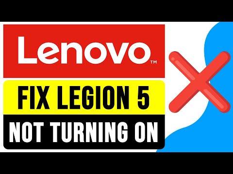How to FIX Lenovo Legion 5 NOT TURNING ON or CHARGING 2024 | Lenovo Startup Issue SOLVED