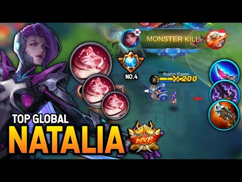 NATALIA BEST BUILD 2021 | TOP GLOBAL NATALIA GAMEPLAY | MOBILE LEGENDS✓