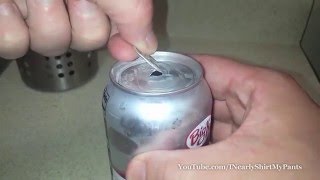 How To Open a Pop Can With A Broken Tab