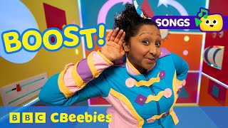 Boost Through the Roof 🚀 | Playtime Towers Song from CBeebies | Sing, Dance & Party with Bella!