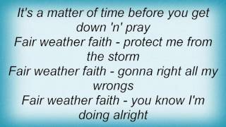 Extreme - Fair Weather Faith Lyrics