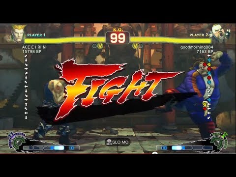 ACE・EIRIN [Guile] vs Hishou [Rufus] SSF4 Japanese Online Ranked Matches - TRUE-HD