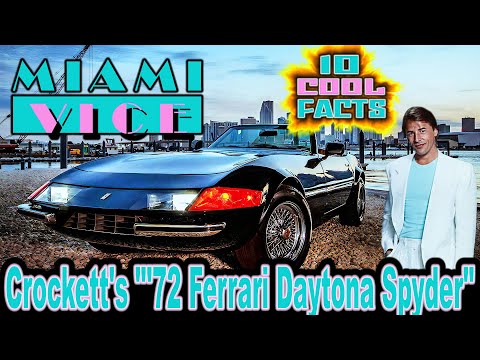 Thumbnail for 10 Cool Facts About Crockett's "'72 Ferrari Daytona Spyder" - Miami Vice by Ferrari Daytona