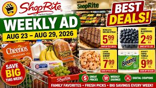 ShopRite Weekly Ad 8/23/26–8/29/26 🛒 BEST DEALS & BIG SAVINGS!