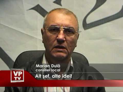 Alt sef,alte idei
