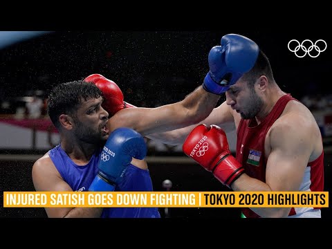 Courageous Satish Kumar goes down fighting | #Tokyo2020 Highlights