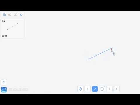 Euclidea tutorial - midpoint of a line segment