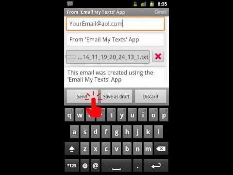 Email My Texts Video