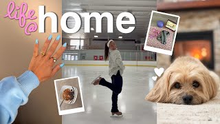 My First Week Home in Buffalo, NY ❤️🏠 new nails, back to skating, pr unboxing + LOTS of snow ❄️ 