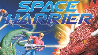 Space Harrier 1985 Arcade Live Flyer