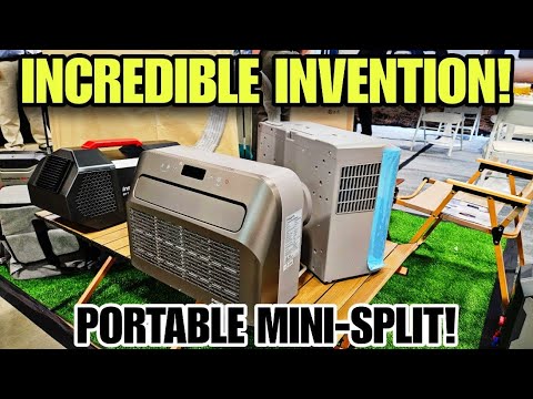 INCREDIBLE INVENTION for RVs! Portable Mini-Split AC from Fogatti!